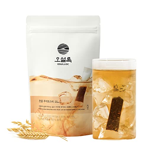 Osulloc Cold Rooibos Tea, Caffeine Free Rich Rooibos Blend, Stick-Type In Pouch Package 20 Count, 1.41 Oz, 40G #TOP5