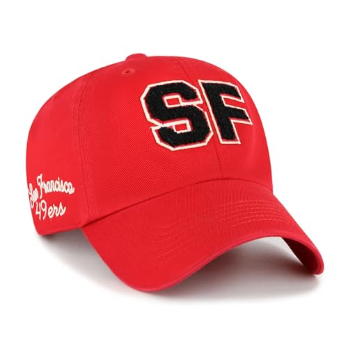 47 Women's Scarlet San Francisco 49ers Zoey Clean Up Adjustable Hat