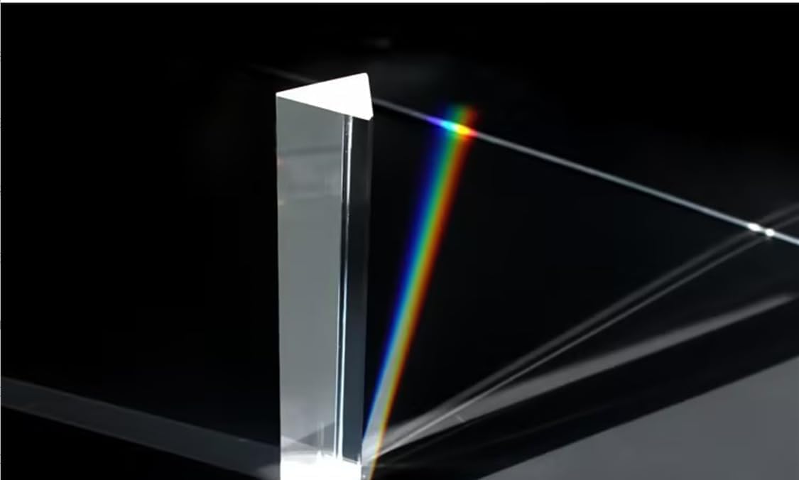 Mioaoa Mini Glass Crystal Triangular Prism - Image 3