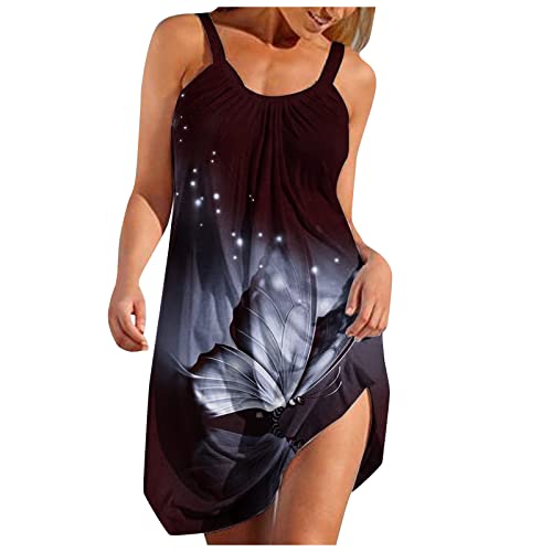 MICKURY Abendkleid Damen,Paprika Kleidung,weißes Kleid,Abendkleid Grosse...