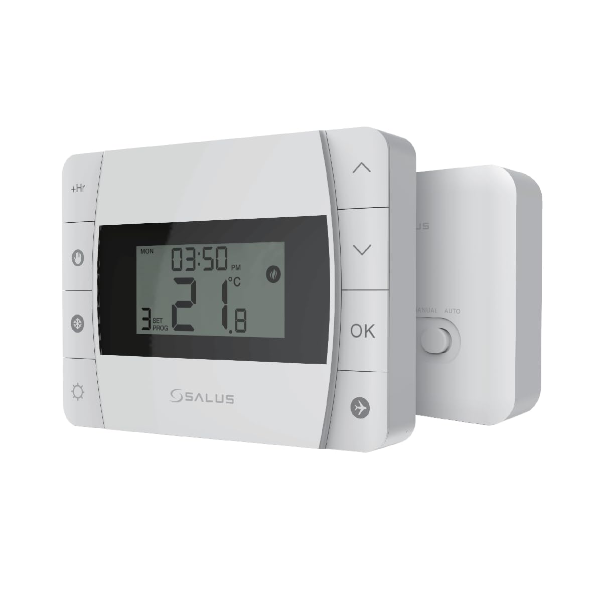 Salus DT500RF - Wireless Programmable Thermostat & Receiver (Boiler Plus Compliant)