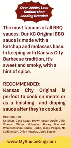 Sauce King Kansas City Low Sodium Barbecue Sauce thumb #2