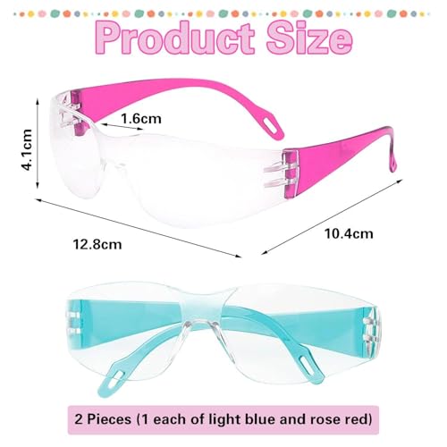 Miniatura 2 de Juego De 2 Gafas Para Niños, Gafas De Seguridad, Gafas De Protección Contra Salpicaduras, Gafas Cortavientos, Gafas Experimentales