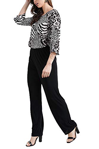 Jostar Women's Elastic Waist Pants – Pull On Stretch Basic Soft Casual Trouser3