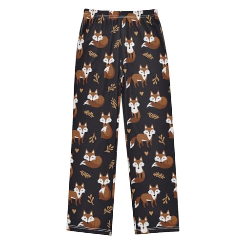 Fox and Love Boys Long Pants Soft Trousers Elastic Waist Kids Lounge Bottoms with Pockets S-XL
