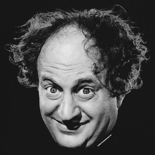 Larry The Three Stooges Youth T-Shirt American Legends Moe Howard Curly Shemp 3 Wise Guys Retro Classic Trio Kids3