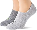 Talle alto PUMA High-Cut Footie Pack de 2 Zapatos de Corte Alto, Black/Green/Grey, 39 Regular Unisex Adulto