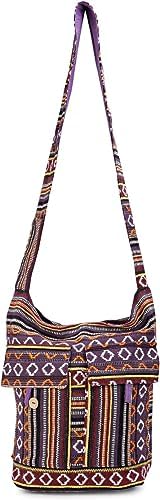 LONGING TO BUYCotton Shoulder Bag, Crossbody Bag for Men and Women