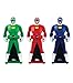 Power Rangers Super Megaforce - Turbo Legendary Ranger Key Pack, Red/Blue/Green