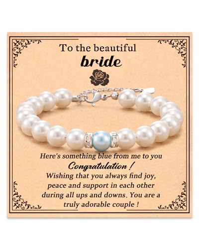 MANVEN Something Blue for Bride to Be Bridal Shower Gifts for Bride to Be