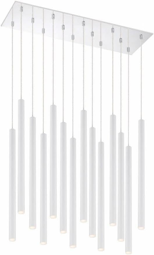 Z-Lite 917MP24-WH-LED-14LCH 14 Light Island/Billiard, Chrome