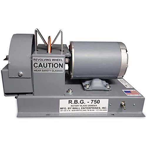 RBG 750 Dual Disc Blade Grinder & Sharpener, Mulching Blade Sharpener