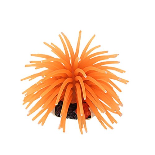 Mallofusa Artificial Aquarium Fish Tank Decoration Silicone Sea Anemone Artificial Fish Tank...