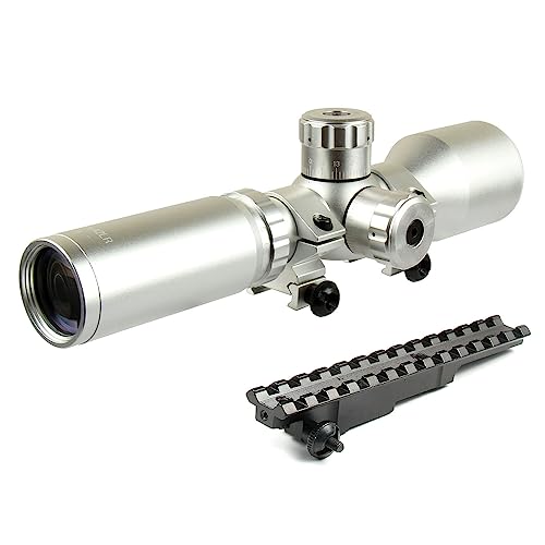 TACFUN Silver 3-9x42 Long Eye Relief Scope w/Ring & K98
