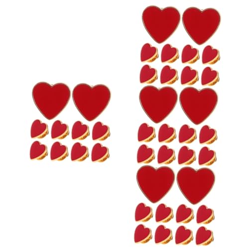 Broche Coeur Rouge Saint-Valentin Idée Cadeau Idéal pour customiser un Vêtement