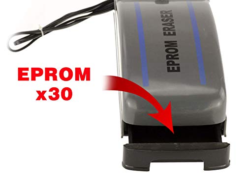 KALEA-INFORMATIQUE EPROM-Löscher mit ultravioletter Strahlung. Eprom Eraser mit Einer Kapazität von 30 Chips und programmierbarer UV-Bestrahlungsdauer.