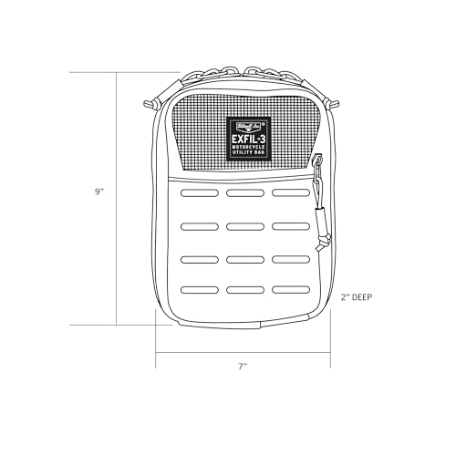 Biltwell EXFIL-3 2.0 Bolsa de Equipaje para Motocicleta miniatura 2