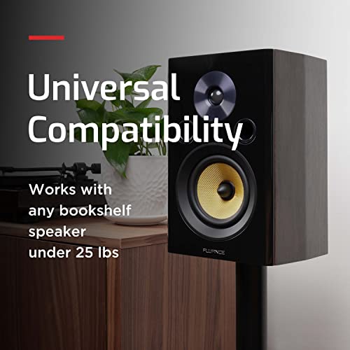 Fluancefloorspeakerstandsforsurroundsoundandbookshelfspeakerswithsolidconstructionadjustablefloorspikesrubberisolationfeetcablemanagementsquarebasematteblackpairss05s Urban Country Home Decor Fluance floor speaker stands for surround sound and bookshelf speakers with solid construction adjustable floor spikes rubber isolation feet cable management square base matte blackpair ss05s urban country home decor