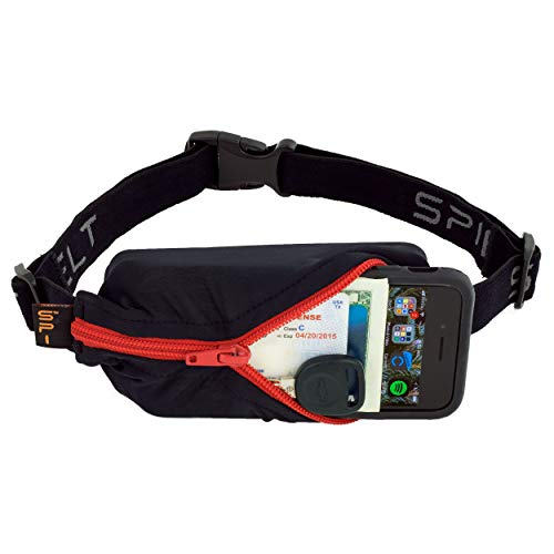 SPIbelt Running Belt Large Pocket, No-Bounce Waist Bag for Runners, iPhone 6 7