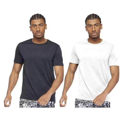 Kit 2 Camiseta Masculina Esportiva Dry Fit Camisa Gola Redonda Lisa (BR, Alfa, GG, Regular, Preto e Branco)