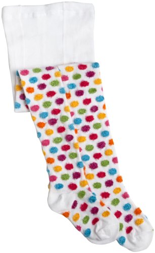 Jefferies Socks Girls 2-6X Fuzzy Dot Tights
