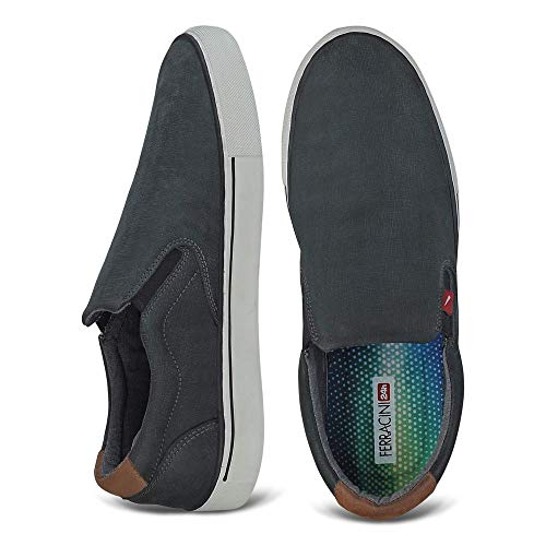 Sapatênis Casual Ferracini Mobi Sunset, Preto, 42