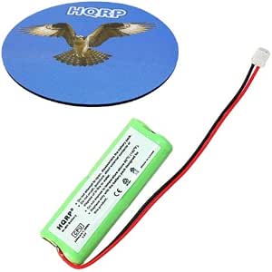 2-Pack HQRP Replacement Batteries For Dogtra 1900 Series Receiver – 330mAh Ni-Mh
