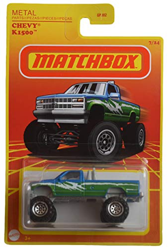 Matchbox Chevy K1500, Blue/Green 7/24 Retro Series