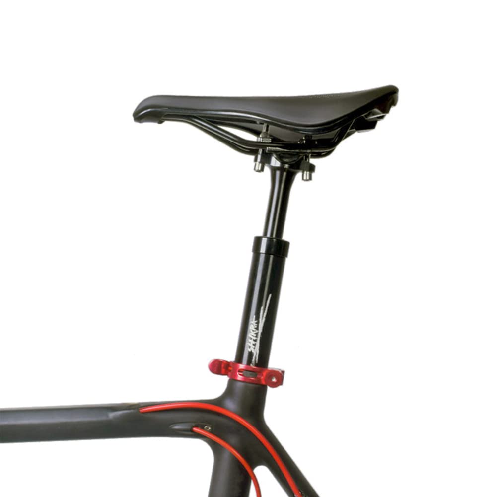 Tige de selle de vélo antichoc à ressort en métal pour VTT, 30,4 x 400 mm