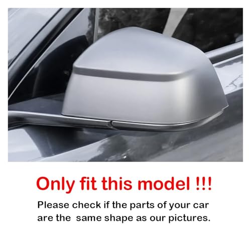 Couvercle de rétroviseur Tesla Model Y Juniper anti-rayure capuchon adhésif ABS