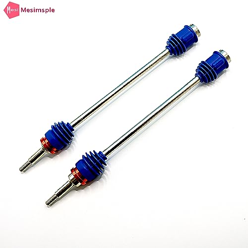 Mesimsple 2PCS T-Maxx Revo E-Maxx Drive Shaft for 1/10 T-Maxx E-Revo E-Maxx (First Generation) Front Rear CVD Driveshaft Upgrades Part