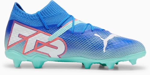 PUMA Tênis infantil unissex Future Pro Firm Artificial Ground (criança pequena), Bluemazing/PUMA Bra