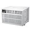 Whirlpool WHHW122AW 12000 230V Air Conditioner with Supplemental Heat Window Mounted AC Unit with Heater for Apartment Living Bedroom Rooms up to 550 Square Feet 12000 BTU White