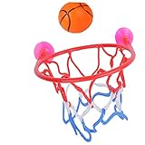 Abaodam 4 Piezas Juego de Baloncesto Juguetes para niños aro de Baloncesto de la bañera Canasta de Baloncesto niños bañera de Baloncesto Juguete de Baloncesto Juguete de baño
