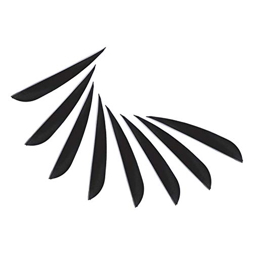 M.SJUMPPER ARCHERY Fletches 4 Inch Real Feather Fletching with Right Wing for DIY Arrows Shafts