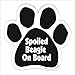 Imagine This Paw Car Magnet, Spoiled Beagle on Board, 5-1/2-Inch by 5-1/2-Inch