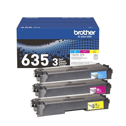 Toner TN635C TN635M TN635Y Brother haute précision pour des impressions couleur nettes