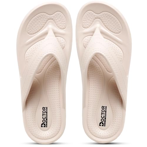 Image of DOCTOR HEALTH SUPER SOFT Women Soft EVA Flip Flops | Lightweight Cushioned Thong Slippers | Anti-Slip Comfortable Everyday Wear Sandals for Indoor Outdoor Use