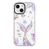 ChiCaseVer for iPhone 15 Case, Magical Mermaid Pattern with Iridescent Tail, Military-Grade Drop Protection, Cute Soft Slim TPU Protective Cover with Camera Protection for Women & Girls