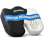 Sleepavo Office Chair Cushion - Seat Cushion for Tailbone Pain Relief - Butt Pillow for Coccyx, Sciatica, and Lower Back Pain - Orthopedic Chair Pad for Lumbar Support in Office Desk, Car, Airplane