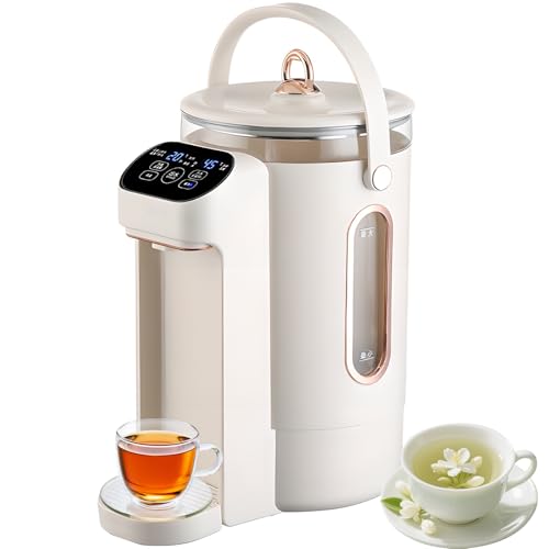 Dispensador Instantáneo De Agua Con Filtro Frío Y Caliente, Dispensador De Agua Caliente Pequeño De Escritorio De 4 L Con Temperatura Ajustable De 45-95 ℃, Control De Agua De 8 Niveles,pantalla Táctil