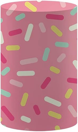 Miniatura 7 de HISDH Cubierta de pedestal con temática de donut para niña, fiesta de cumpleaños, baby shower, bautismo, comunión, bautizo, cubierta de cilindro,