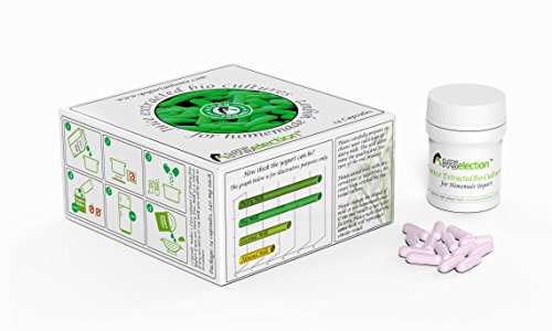 Vegan Starter Cultures for Homemade BIO Yogurt - Non-dairy product for Use with Dairy and Soy Milk | Very good results with homemade Coconut Milk and Almond Milk.