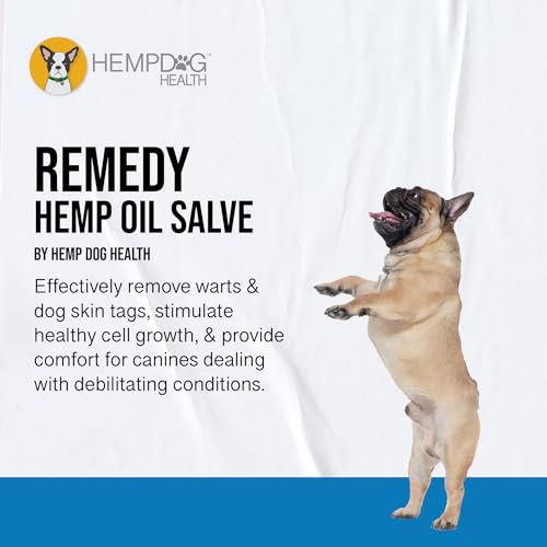 REMEDY – Hemp Salve Dog Wart Remover – Painless Dog Skin Tag Remover Balm – Dog Health Supplies for Comfort & Healthy Cell Growth for Dogs with Difficult Conditions REMEDY – Hemp Salve Dog Wart Remover – Painless Dog Skin Tag Remover Balm – Dog Health Supplies for Comfort & Healthy Cell Growth for Dogs with Difficult Conditions