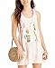 Miken Swim Cover-Up Small Junior Tie-Dye Graphic-Print Lace-Up Pink S