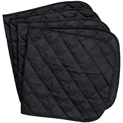 Tough 1 Black Quilted Leg Wraps 14in