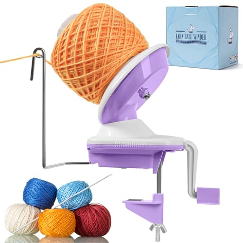 Image of SPEENSUN Yarn Winder for Crocheting, 3.5 OZ Easy-to-Install and Efficiently Yarn Spinner with Lower Noise for Yarns Below Size 5, The Best Gift for Crochet and Knitting Lover