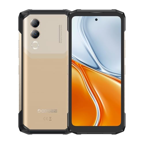 DOOGEE Blade20 Turbo 5G, 6,6″ HD+ 90Hz IPS Display, 32GB RAM + 256GB (bis 2TB), 10300 mAh Akku mit 33W, 50MP KI-Dualkamera + 16MP Frontkamera, NFC, Dual-SIM, Wi-Fi 6, 2 Jahre Garantie, Wüstentitan