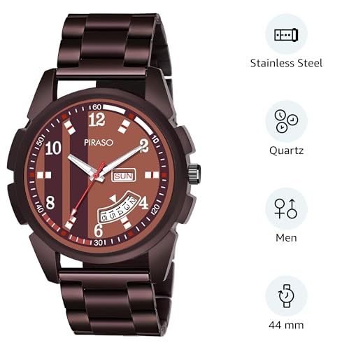 Image of PIRASO Analogue Men's Watch (Dial Colored Strap)