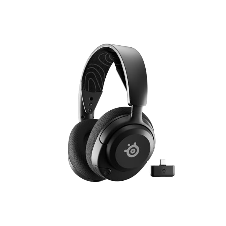 Productafbeelding van SteelSeries Arctis Nova 5 Wireless gamingheadset voor meerdere systemen- Neodymium magneet drivers- 100+ audio presets- 60 uur accuduur- 2,4-GHz of Bluetooth-ClearCast Gen2.X-mic- PC,PS5,Switch,mobiel voor vergelijking en koopadvies